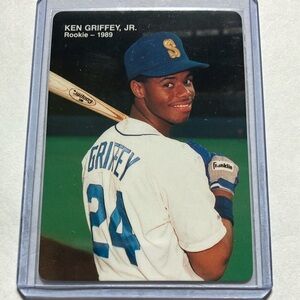 1989 Mothers Cookies Ken Griffey Jr Seattle Mariners Rookie Card RARE